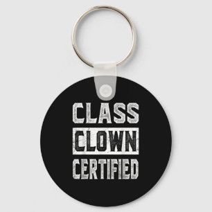 Porte-clés Cl Clown Certifié Enseignant de Motivation