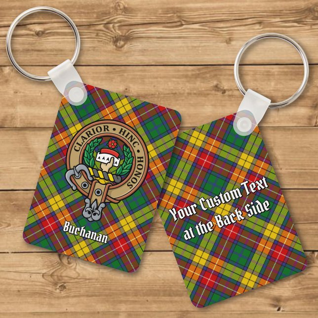 Porte-clés Clan Buchanan Crest sur le Porte - clé Tartan (Créateur téléchargé)