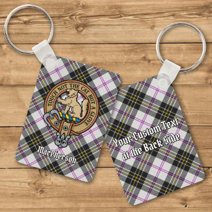 Porte-clés Clan MacPherson Crest sur la robe Tartan Porte - c