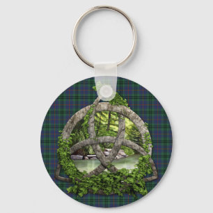 Porte-clés Clan Walker Tartan Celtic Trinity