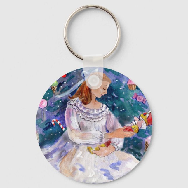 Porte-clés Clara et Nutcracker (Recto)