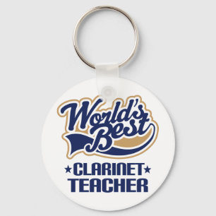 Porte-clés Clarinet Teacher Gift