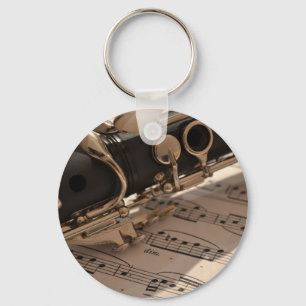 Porte-clés Clarinets Musicaux Notes De Musique Destin Danse A