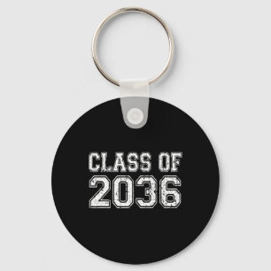 Porte-clés Classe De 2036 Augmenter Avec Moi Graduation Vinta