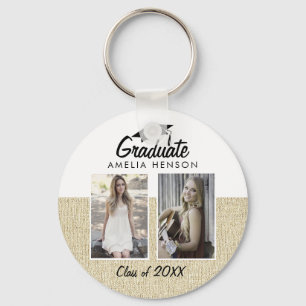 Porte-clés Classe de 2e année d'études supérieures en beige r