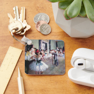 Porte-clés Classe de danse par Edgar Degas, Ballet Art Vintag