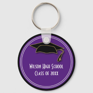 Porte-clés Classe de diplôme de Keepsaké Purple couleur de l'