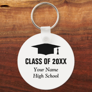Porte-clés Classe de fête de fin d'études de 2024 photo perso