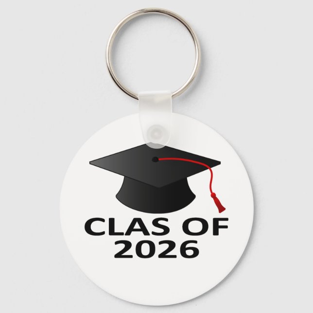 Porte-clés Classe de Graduation de 2026 T-Shirt.png (Recto)