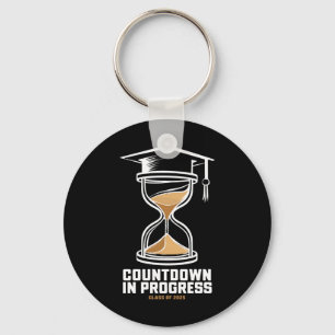 Porte-clés Classe supérieure de 2025 Compte à rebours pour le