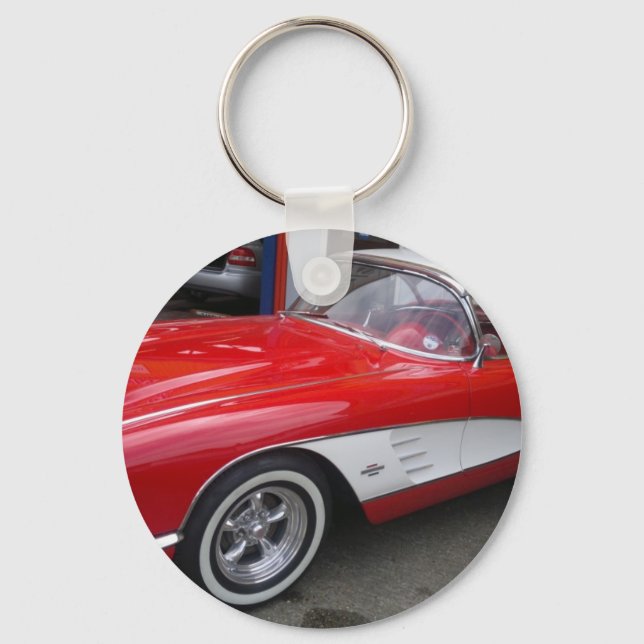 Porte-clés Classic Chevrolet Corvette (Recto)