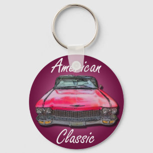 Porte-clés Classique américain 1960 Cadillac
