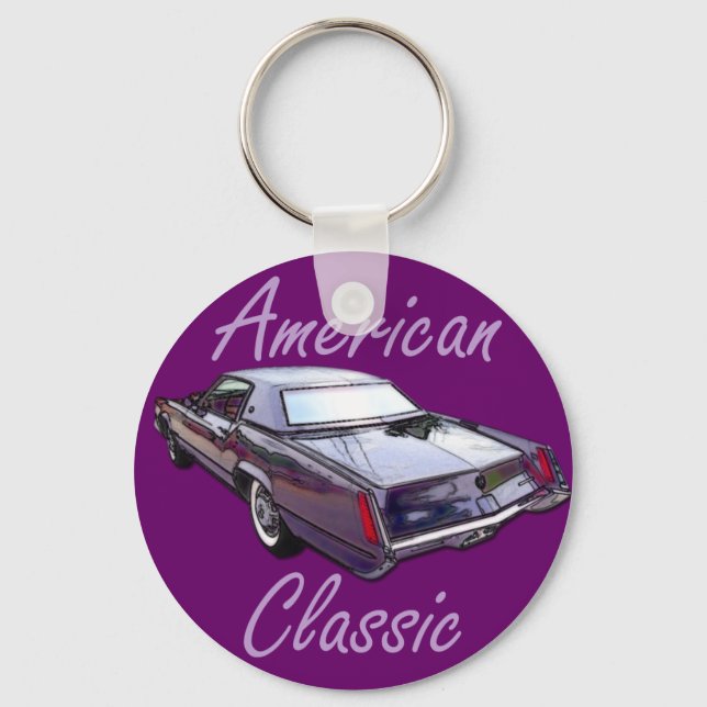 Porte-clés Classique américain 1967 Cadillac Eldorado (Recto)