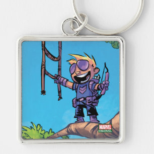 Porte-clés Classiques Avengers Mini Hawkeye dans l'arbre