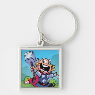 Porte-clés Classiques Avengers   Mini Thor avec Mjolnir