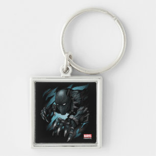 Porte-clés Classiques des Avengers   Black Panther déchire to