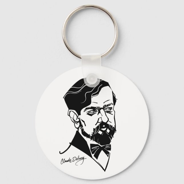 Porte-clés Claude Debussy (Recto)