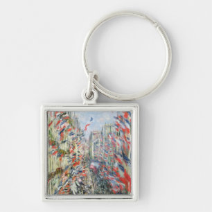 Porte-clés Claude Monet la rue Montorgueil, Paris