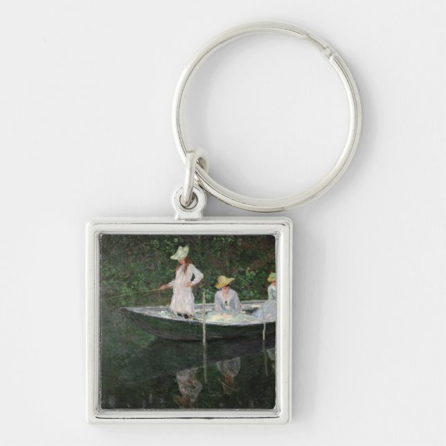 Porte-clés Claude Monet | le bateau chez Giverny, c.1887 (Devant)