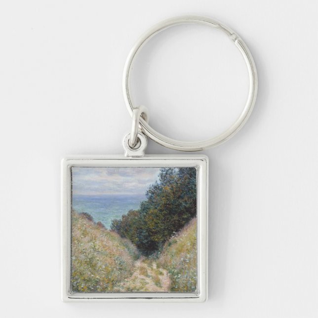 Porte-clés Claude Monet Road à La Cavée, Pourville (Devant)