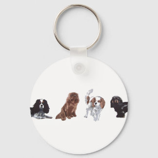 Porte-clés Clavier cavalier King Charles Spaniel, porte - clé