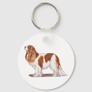 Porte-clés Clavier : Cavalier roi charles spaniel