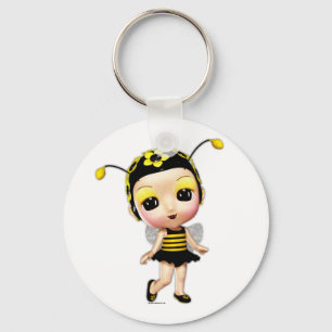 Porte-clés Clavier de la petite mademoiselle Lady Bumblebee