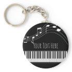 Clavier de piano et notes musicales