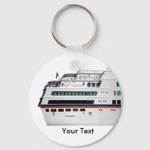 Porte-clés Clavier des ponts couverts de bateau de croisière 
