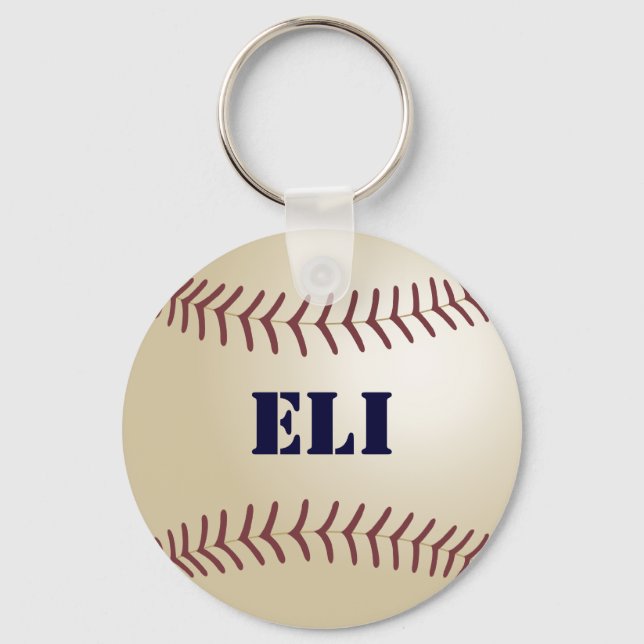 Porte-clés Clavier Eli Baseball par 369MyName (Recto)