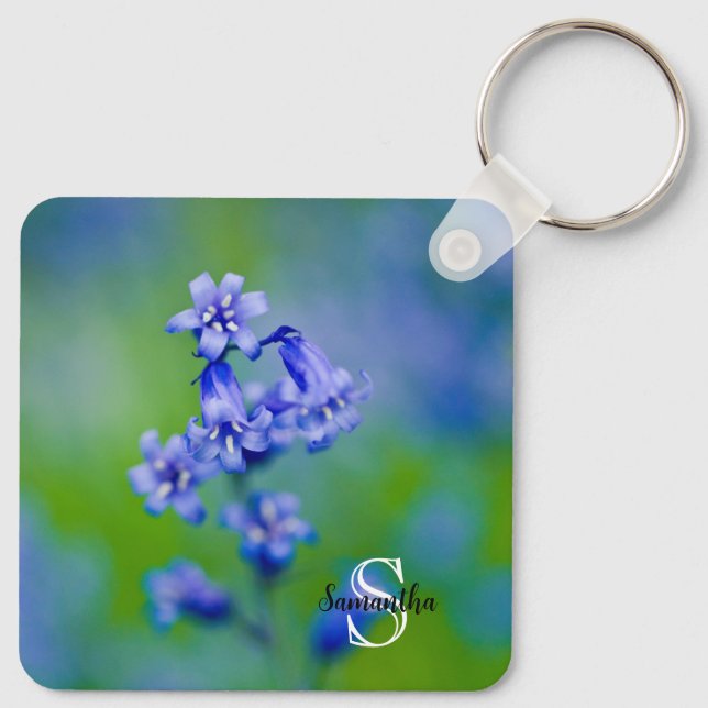 Porte-clés Clavier floral Bluebell (Dos)