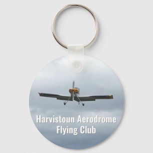 Porte-clés Clavier Flying Club avec avion léger.