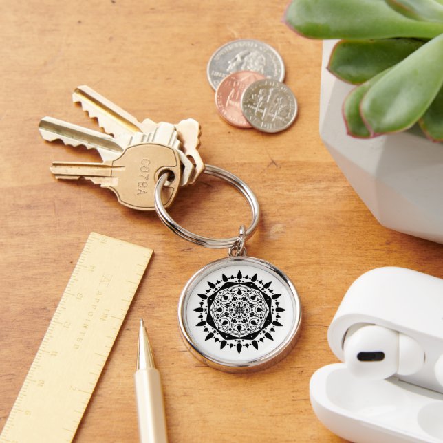 Porte-clés Clavier Mandala (Bureau)
