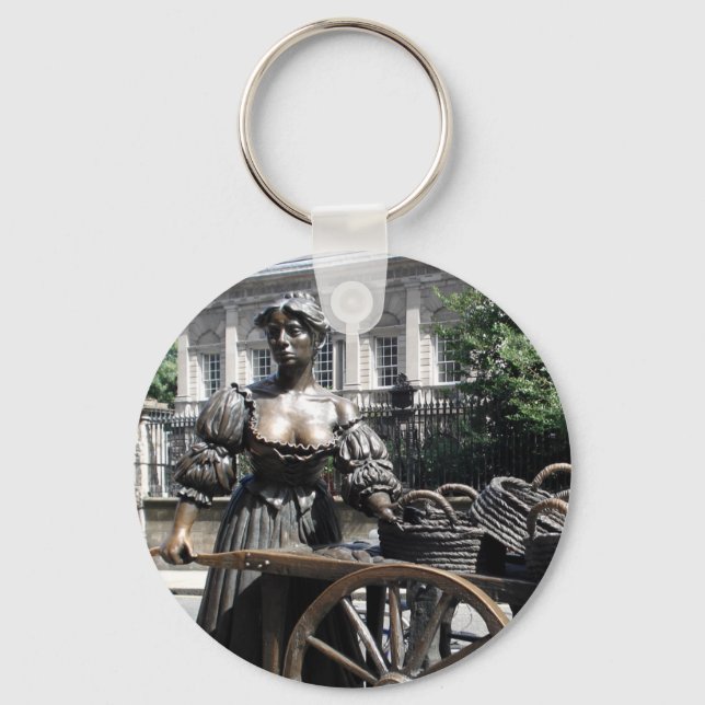 Porte-clés Clavier Molly Malone et Wheelbarrow Irlande (Recto)