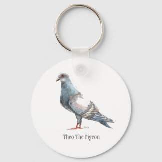 Porte-clés Clavier "Theo The Pigeon"