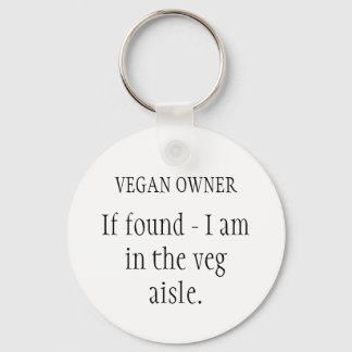 Porte-clés Clavier vegan amusant