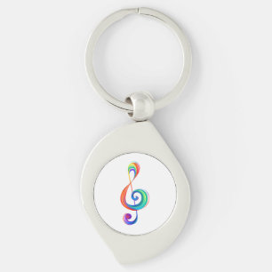 Porte-clés Clé arc-en-ciel
