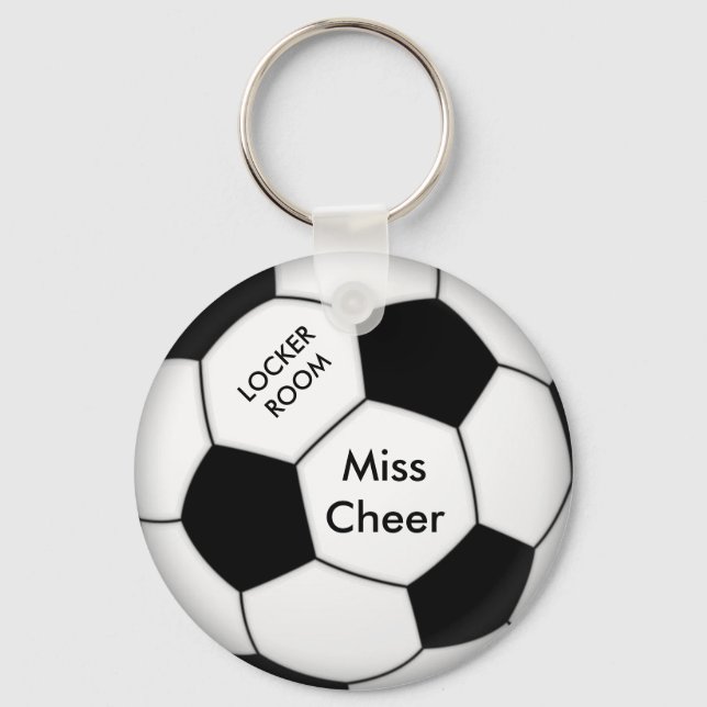Porte-clés Clé de l'entraîneur de football (Recto)