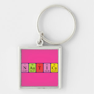 Porte-clés Clé de nom de table périodique Nautica