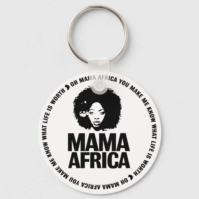 Porte-clés Clé Mama Africa (Recto)