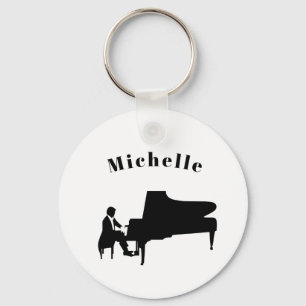 Porte-clés Clés de piano porte - clé pour enfants, pianiste o