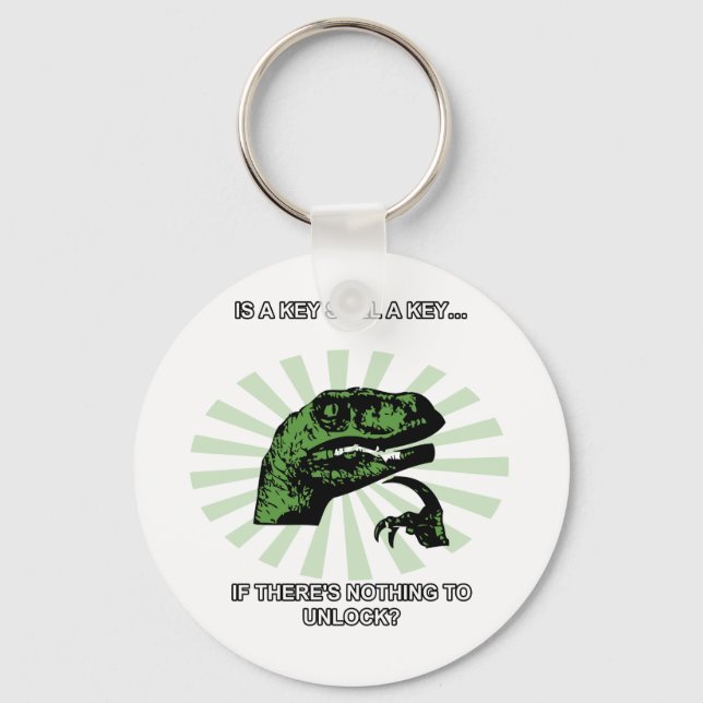 Porte-clés Clés et verrous de Philosoraptor (Recto)