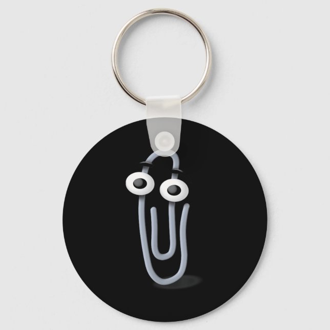 Porte-clés Clippy Paper Clip Funny Meme Page Note  (Recto)