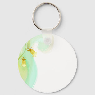 Porte-clés Cloches jaunes dans le lavage à l'aquarelle - Port