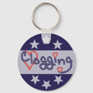 Porte-clés Clogging Love Stars Hearts