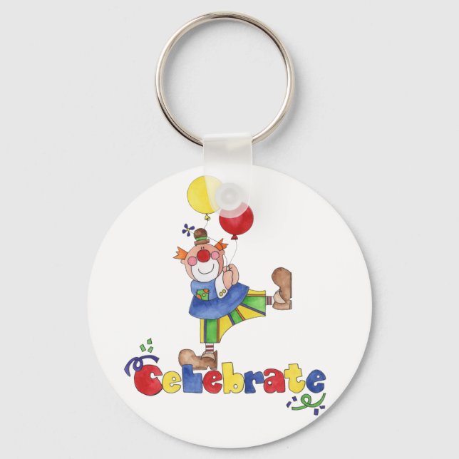 Porte-clés Clown avec ballons (Recto)