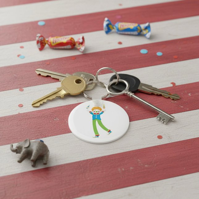Porte-clés Clown en jonglage (Créateur téléchargé)