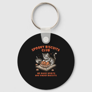 Porte-clés Club de biscuits effrayants pour chat Halloween Cu