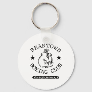 Porte-clés Club de boxe Beantown Boston Ma Vintage