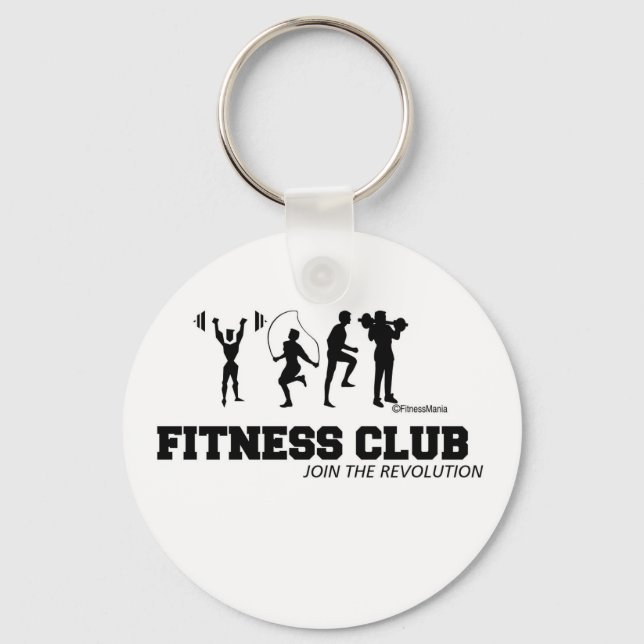 PORTE-CLÉS CLUB DE FITNESS (Recto)